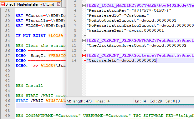 snagit license key location